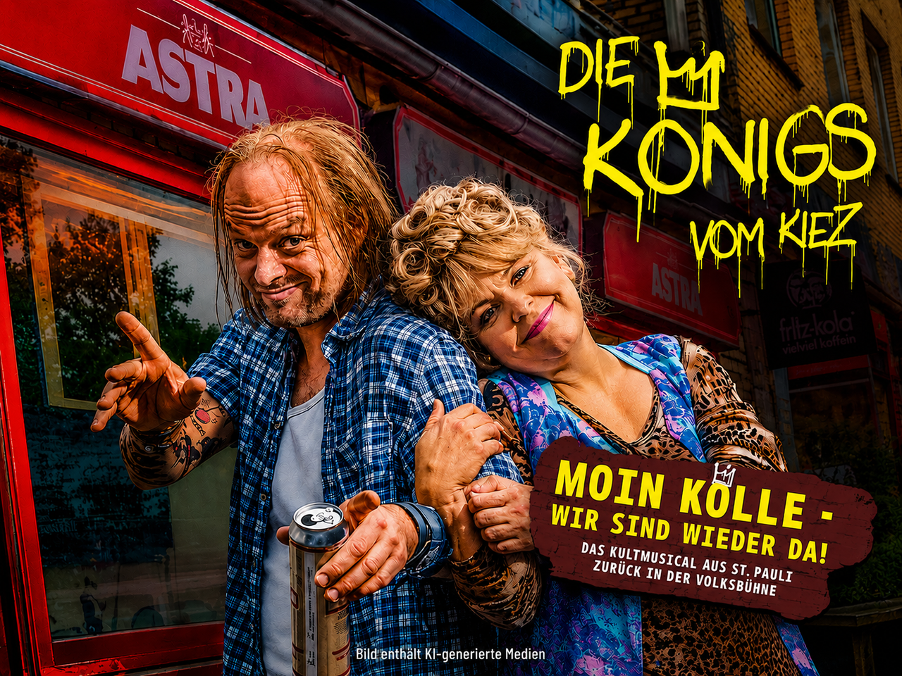 Titelbild DIE KÖNIGS VOM KIEZ Mit KI Genrierten Medien