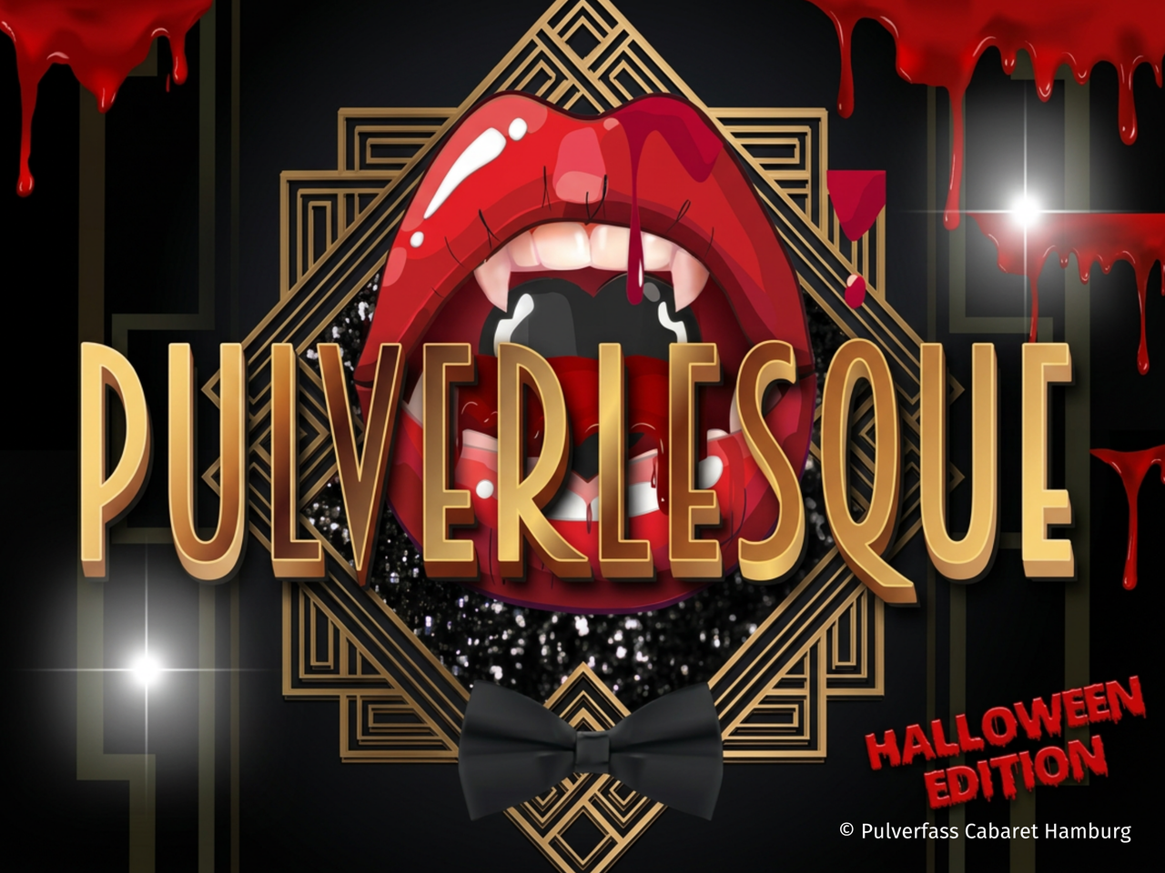 Showplakat Pulverlesque - Halloween